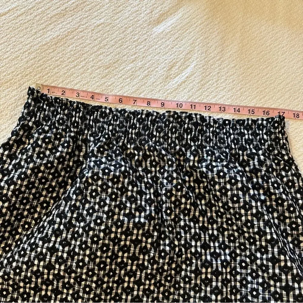 J.Crew Sidewalk Skirt Gingham Embroidered NWT 10 NEW